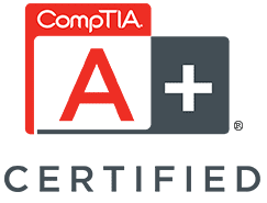 All of our technicians are A+ certified!