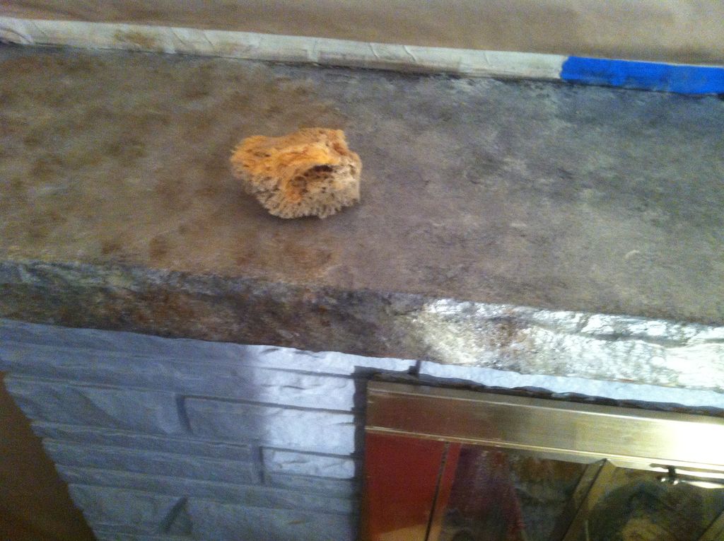 I used a faux technique and began to transform thi