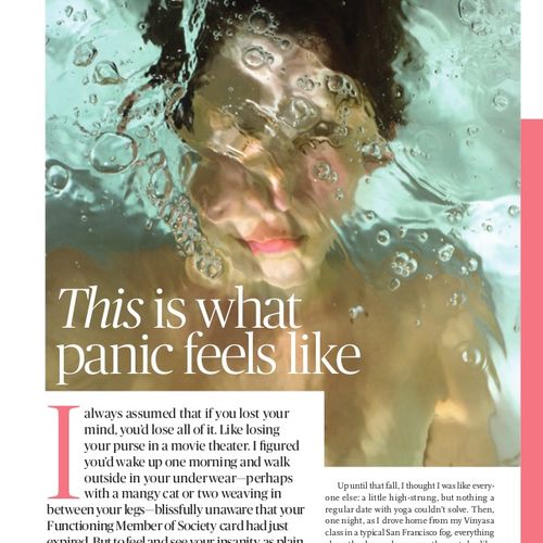 This is What Panic Feels Like, Redbook. April 5, 2