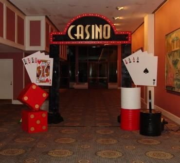 Casino Night Theme Party Decor Rental