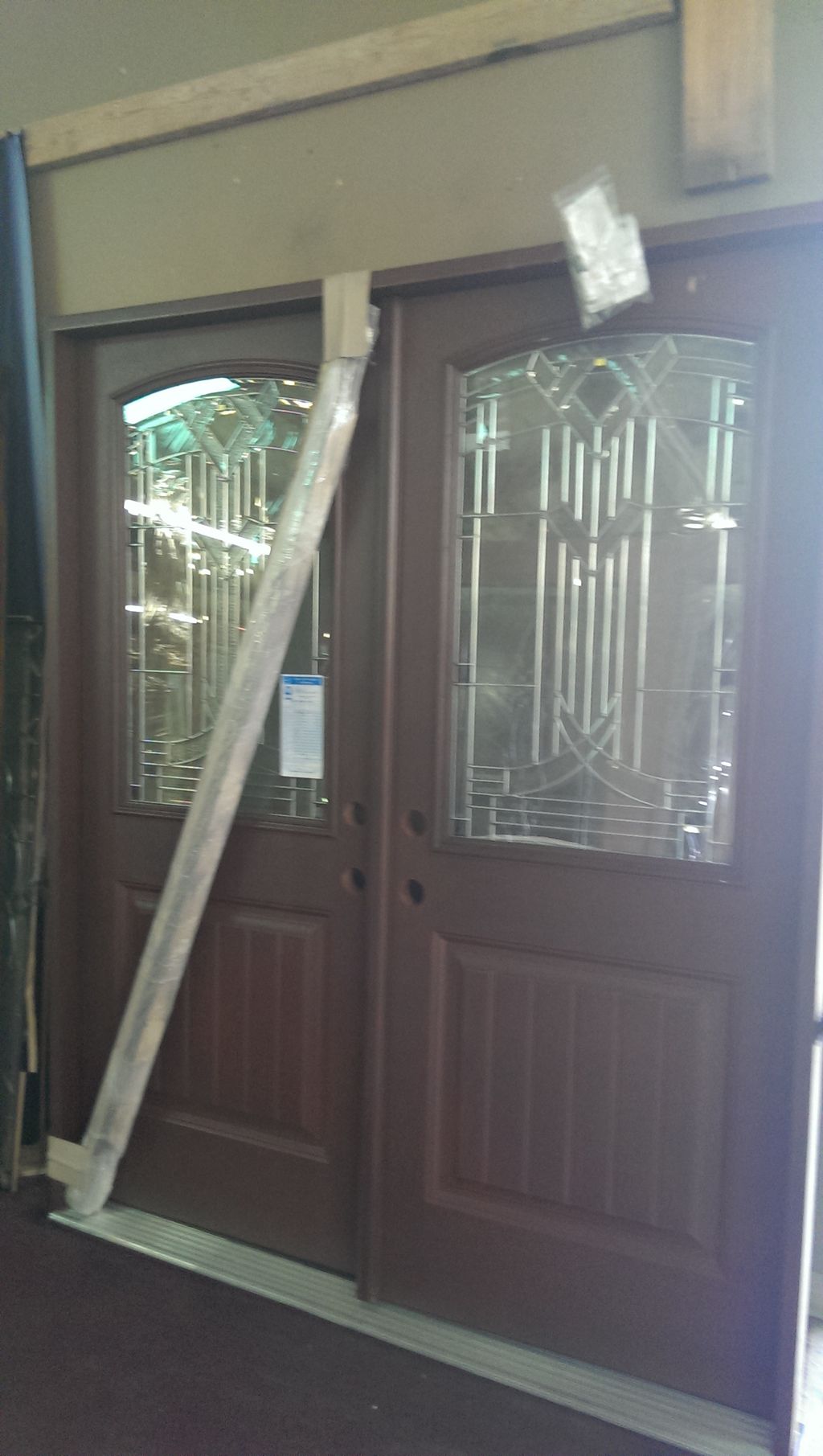 $1099 Double fiberglass door