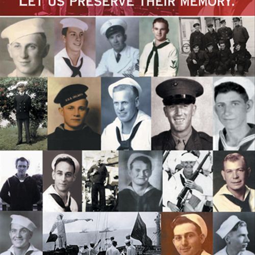 Cover for USS Oklahoma Memorial brochure