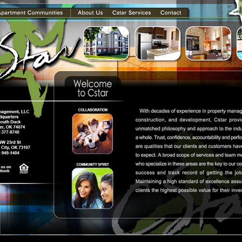 Home page for c-star.com(please visit, to see comp