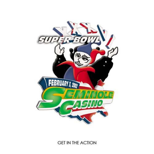 Super Bowl Logo design for Seminole Casino