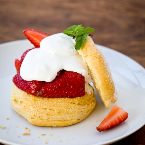 Classic strawberry shortcake