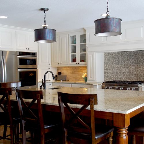 We project manage full kitchen remodels with compl