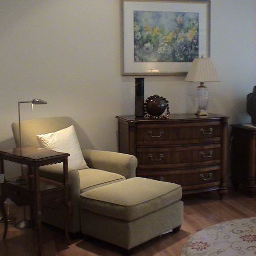 A comfortable senior living space