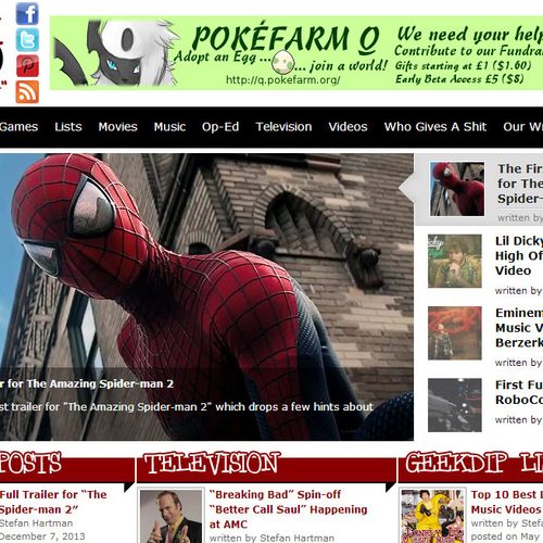 GeekDip.com - News and review website for TV shows