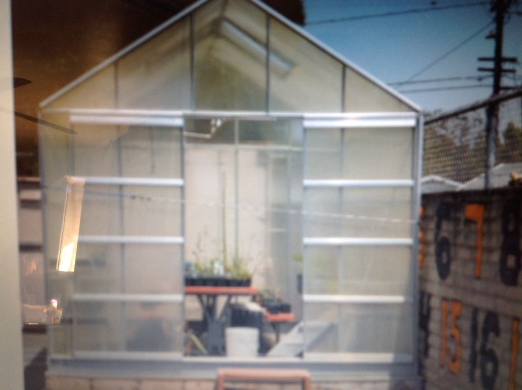 15 x 25' greenhouse built with 5000 pieces 