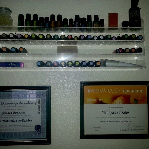 I use essential oils for healing. Certified in Aro