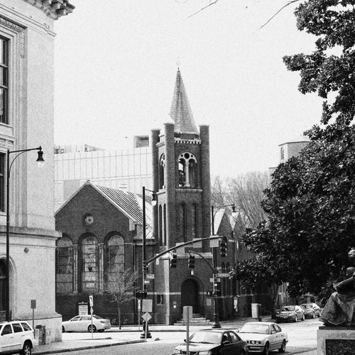 landmark church, downtown Raleigh