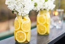 Mason Jars in out door party