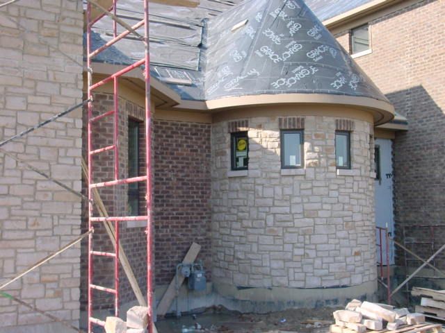 Stone work and brick work