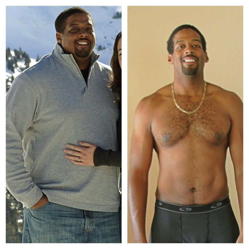 Marcel with his amazing body transformation. (300+