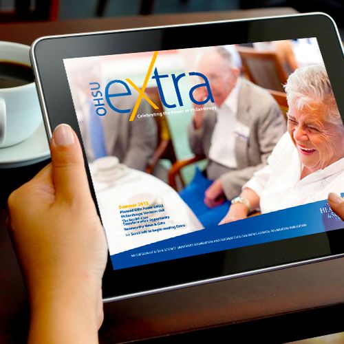 Extra - Digital iPad Magazine created for the OHSU