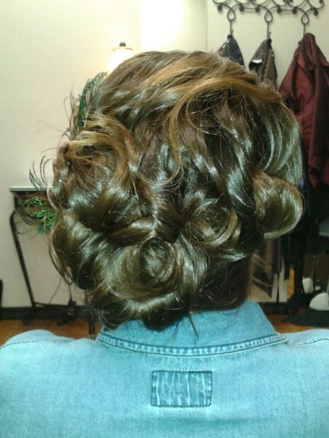 Updo for a brides photo shoot by Monica Palomino
