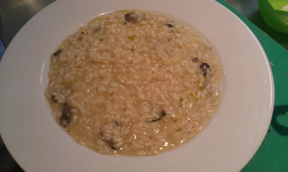 Wild mushroom risotto