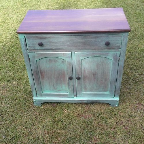 Distressed cabinet