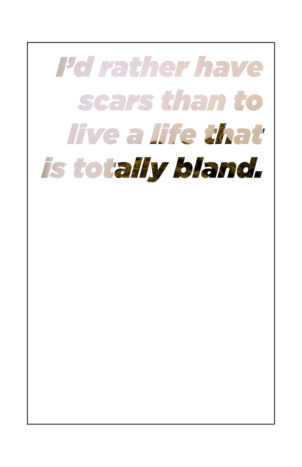 Typographic Poster
