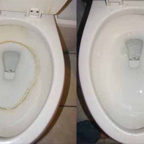 This is a toilet you often see from a neglected to