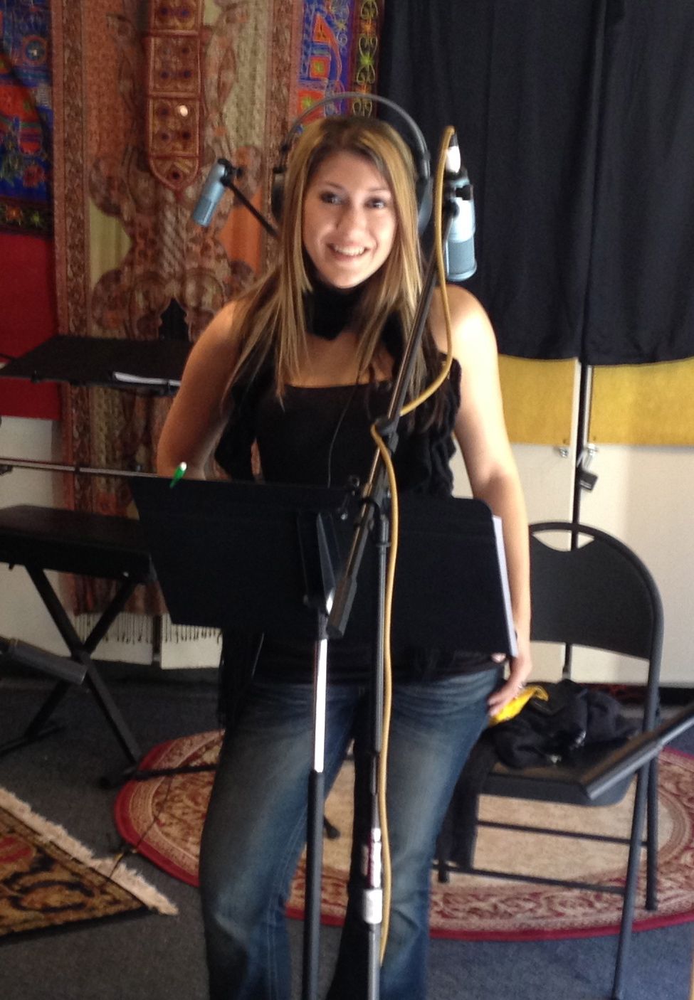 Alysha Antonino, vocals on Rejoice!