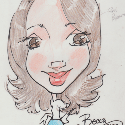 Becca/caricature of workmate