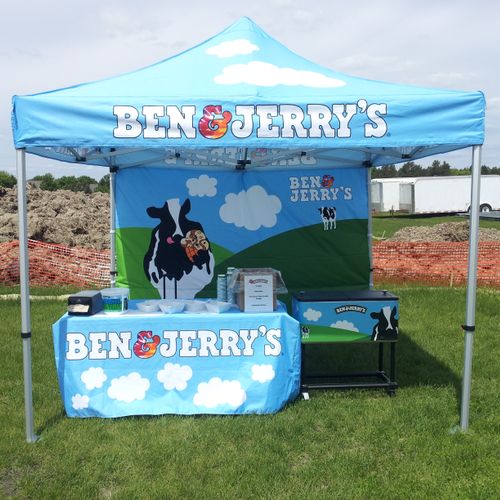 Ben & Jerry's Tent for longer outdoor events.