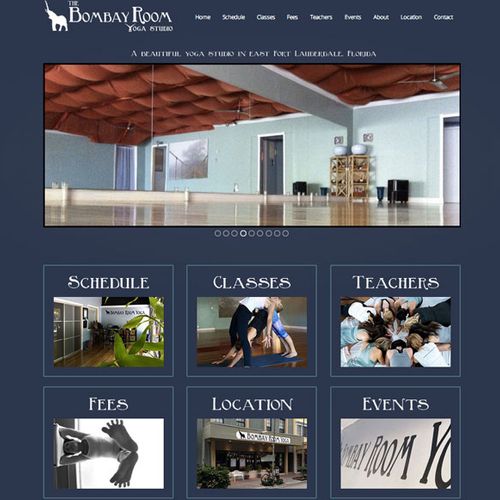 Bombay Room Yoga Wordpress Website