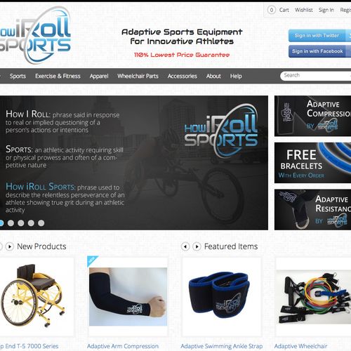 How I Roll Sports Magento E-Commerce Website