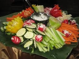 Vegetable platters