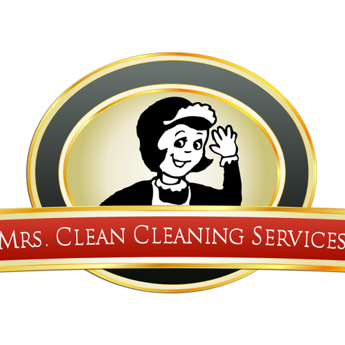 Logo Design For Mrs. Clean Cleaning Services.