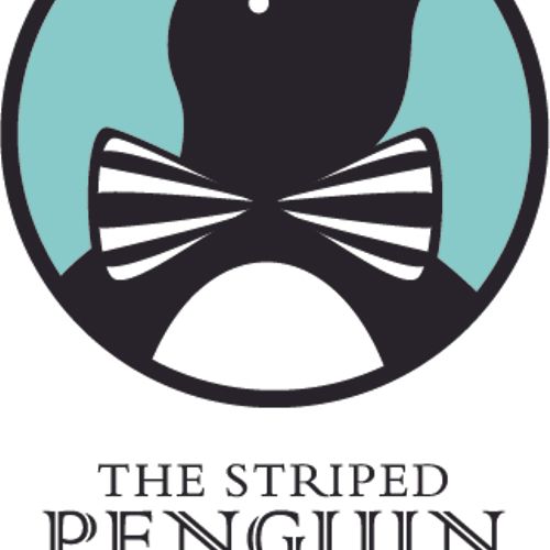 The Striped Penguin logo, digital designed