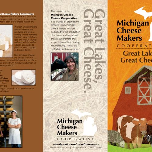 Michigan Cheese Makers Cooperative brochure