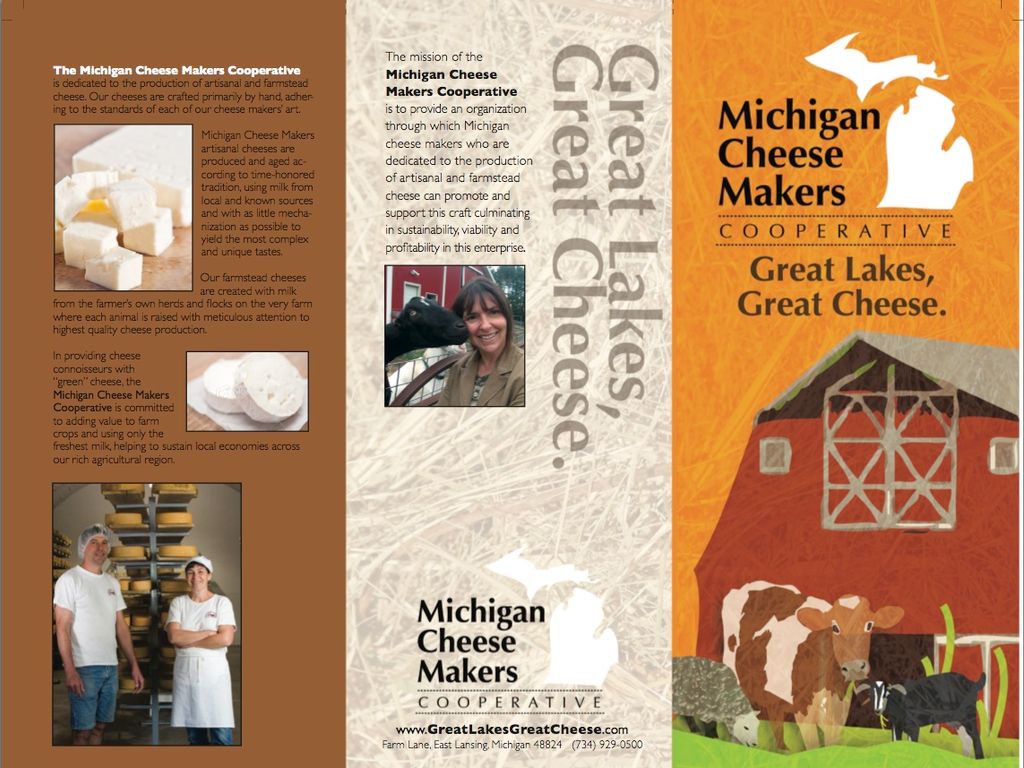 Michigan Cheese Makers Cooperative brochure