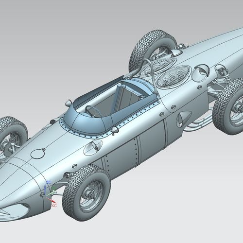 Ferrari Sharknose, made with NX UG