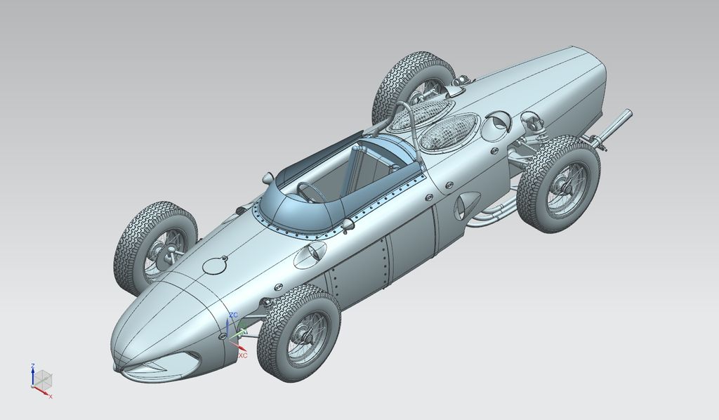 Ferrari Sharknose, made with NX UG
