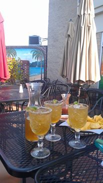 Love making drinks on the patio!!