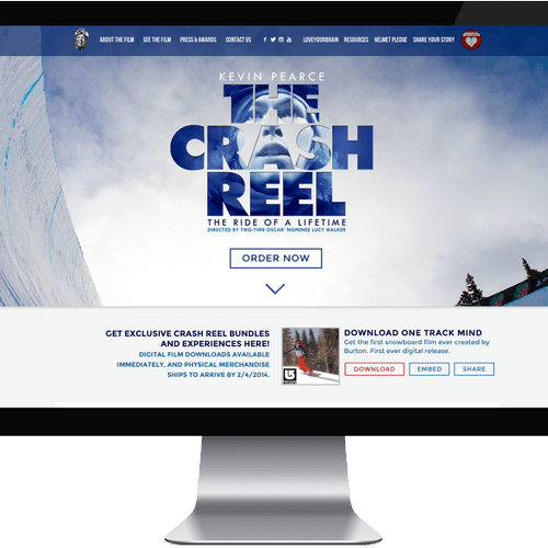 Crash Reel - Fan Acquisition and Web Store