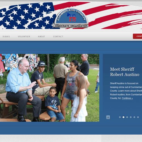Here is the home page of a local political party s