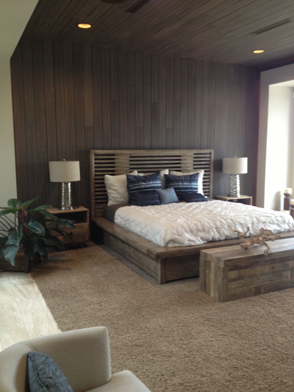 Rustic Master Bedroom
Very clean lines and neutral