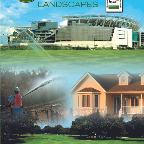 Designed John Deere landscapes catalog.
