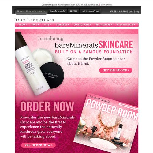 BareMinerals - Rich Media Email Advertising