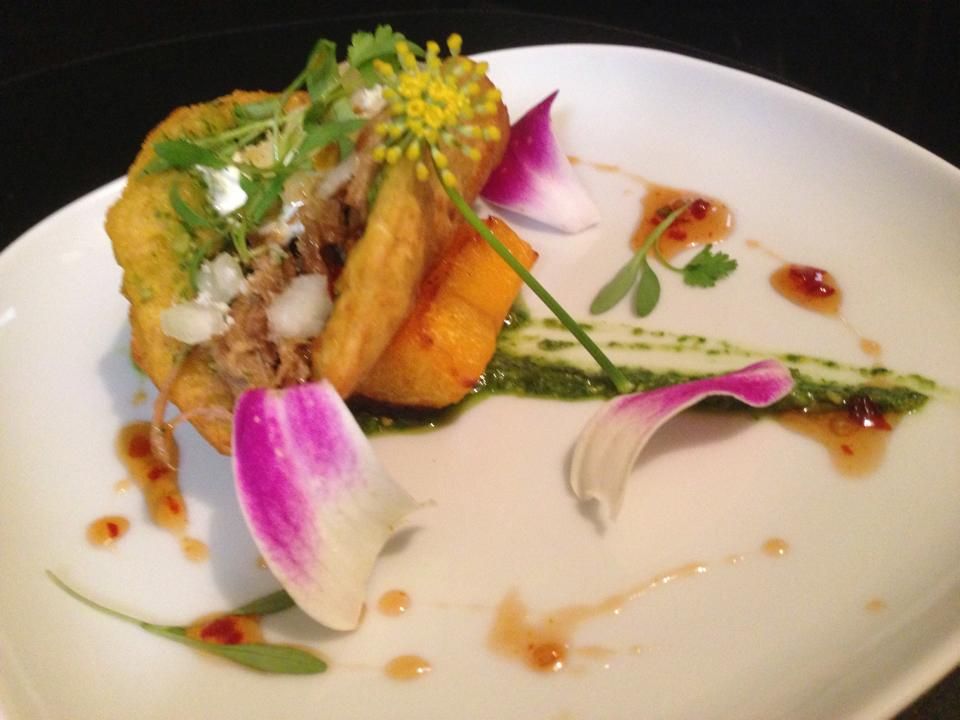 Angry Orchard Pork Taco with Butternut Squash Seed