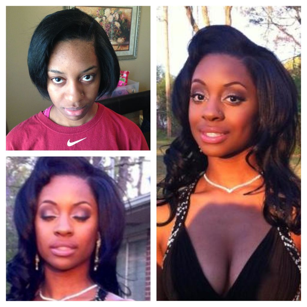 Dramatic senior prom
*hair and makeup