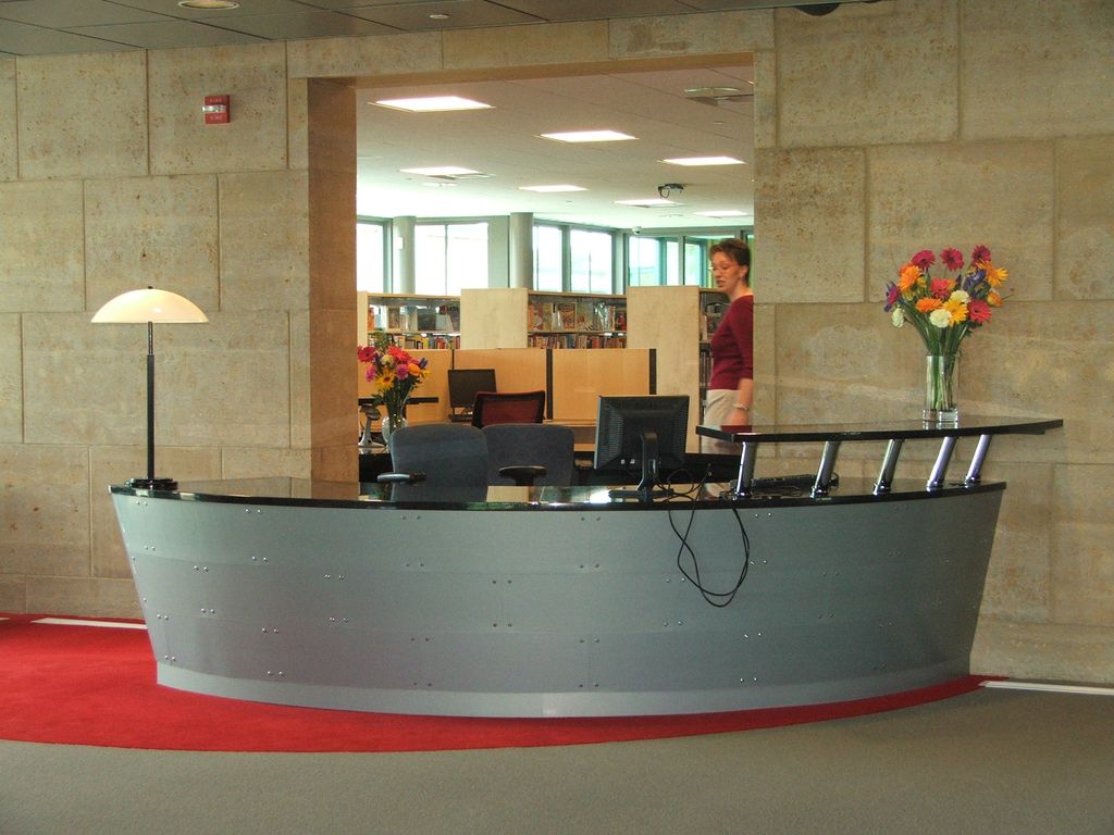 Gross Point Woods Library - Custom Desk