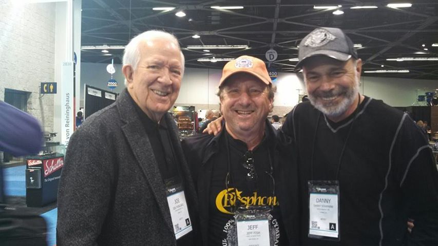 With Joe Porcaro and Danny Seraphine, original dru