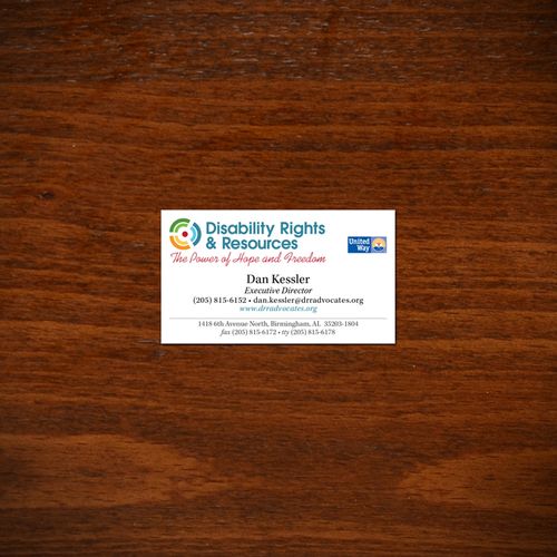 Disability Rights & Resources_biz card