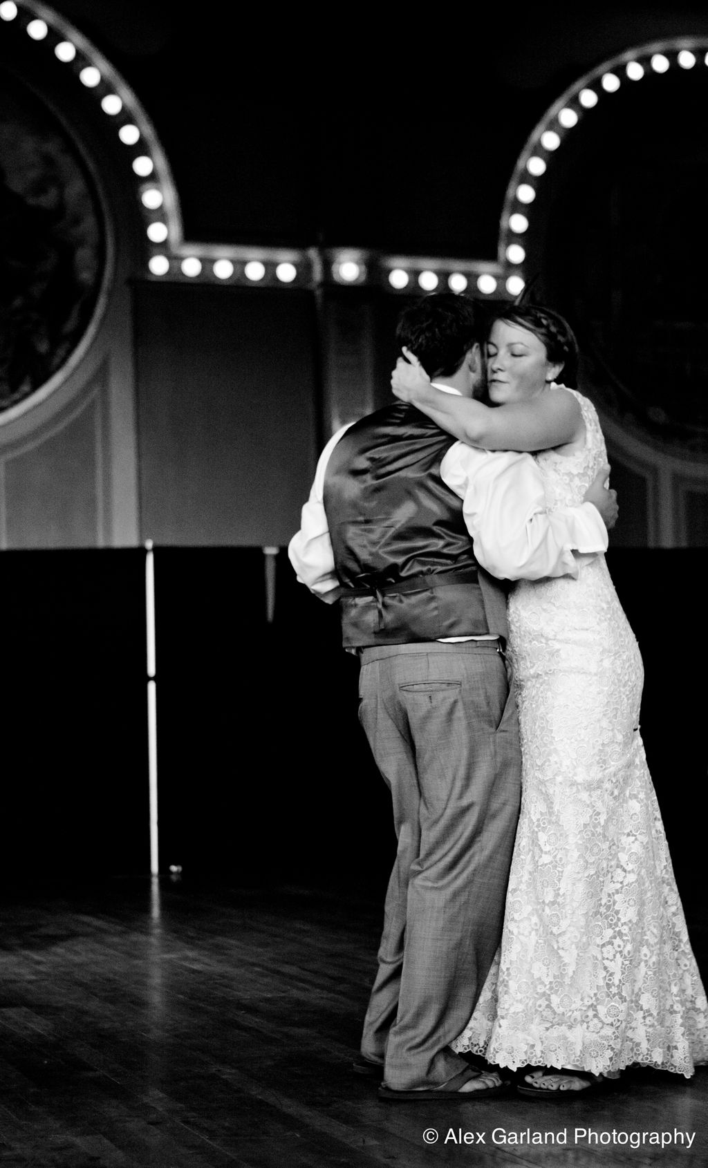 First Dance - A couple dances together for the fir