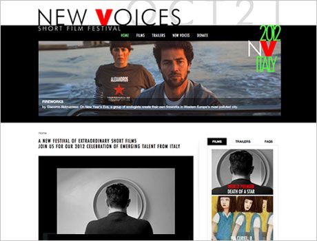New Voices Film Festival: Logo, ID & Branding, Pos