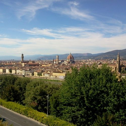 VIEW OF FLORENCE ITALY